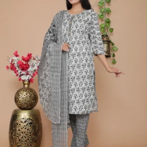 Printed WHOLESALE COTTON KURTA SETS (50 PCS)
